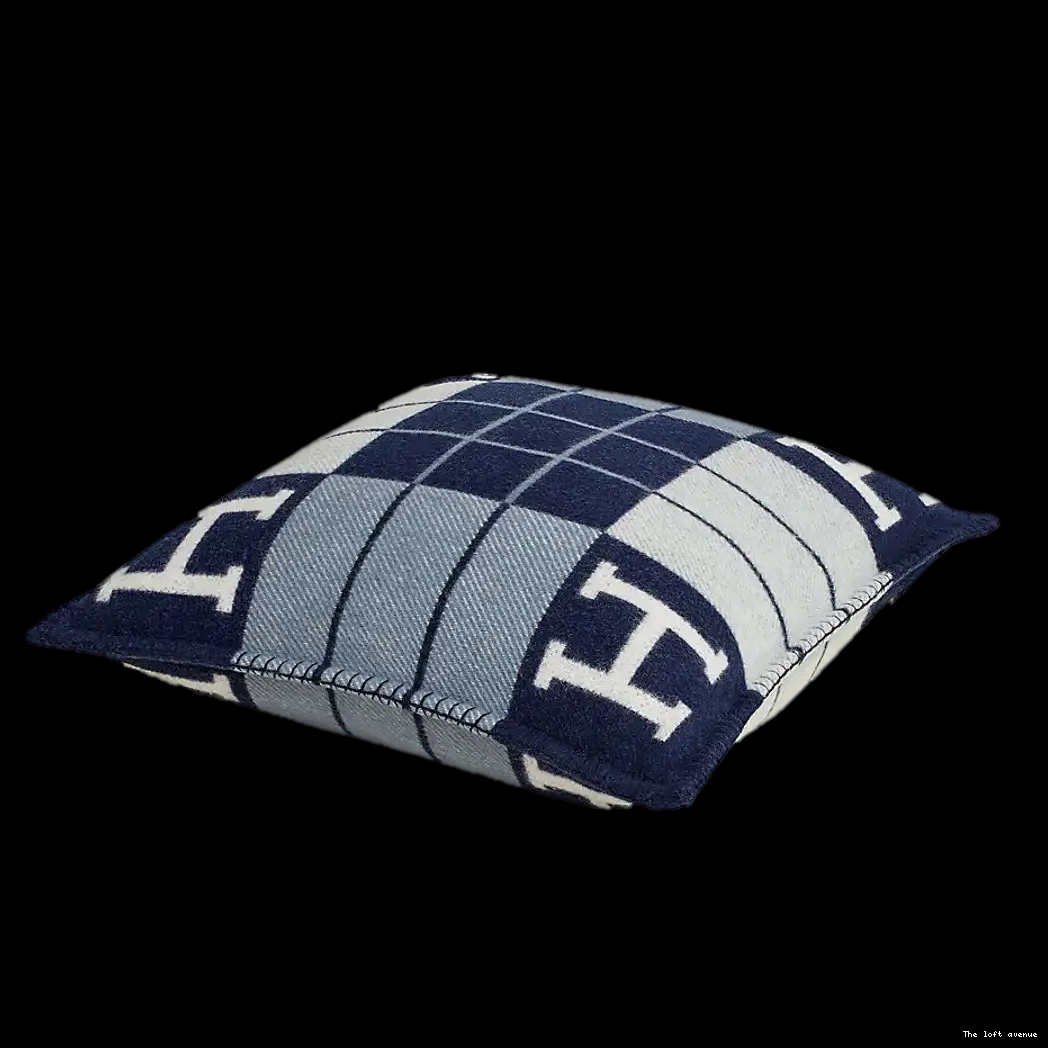 THROW WOOL STRIPE PILLOW HERMES 0505